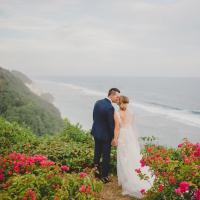 Rebecca and Christopher married in Bali