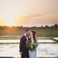 Emma and Nathan married in Bali