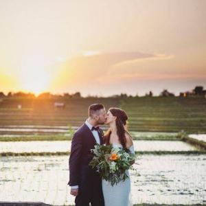 Emma and Nathan married in Bali