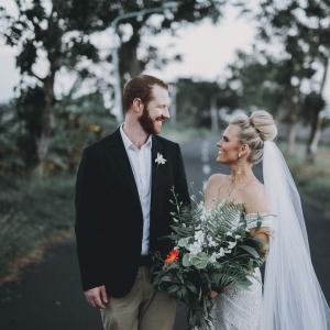 Jayde and Edward married in Bali