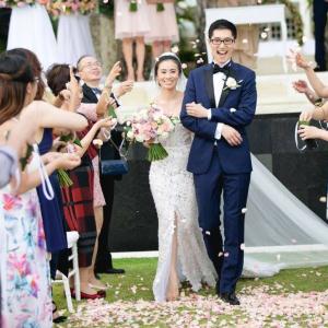 Lucy and Kelvin married in Bali
