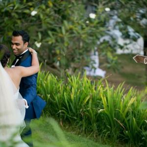 Sarita and Samuel married in Bali